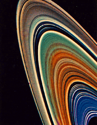 The rings of Saturn