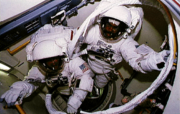 Spacewalking from the Shuttle