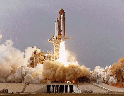 Launch of the Space Shuttle Columbia (STS-9)