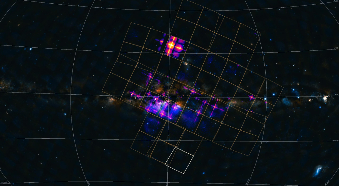 Einstein Probe WXT image of the center of the Milky Way