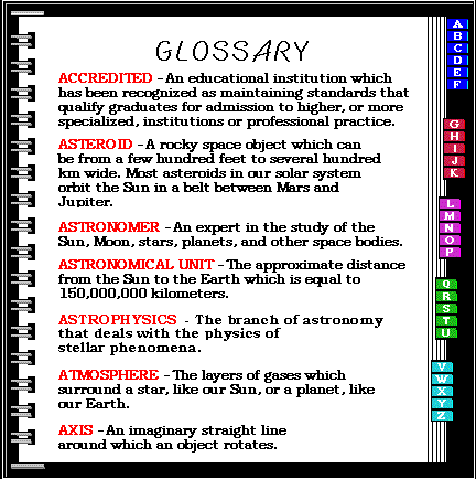 Glossary A