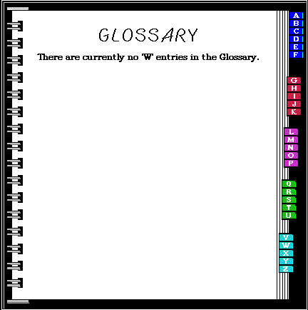 Glossary W