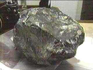 meteorite left over froom the Chicago fireball