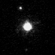 Haumea and its moons as seen in Keck Telescope image
