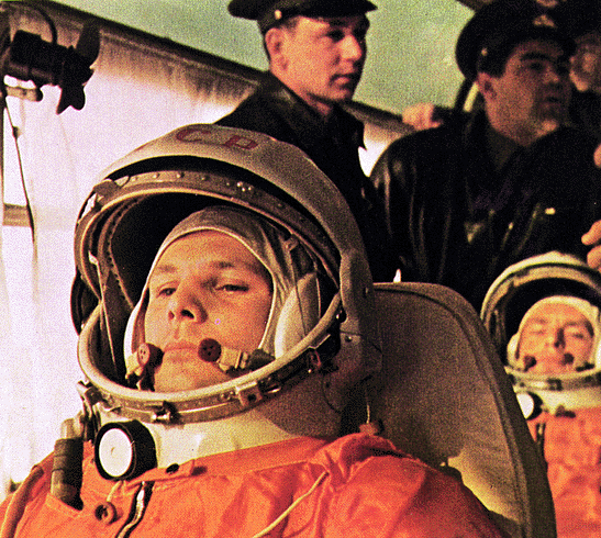 Yuri Gagarin, the first human in space