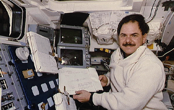 Mission specialist Ron Parise 