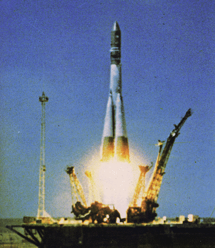 The Launch of Vostok 1