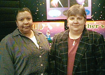 The authors of StarChild (Joyce Dejoie (left) and 
Elizabeth Libby Truelove, right)