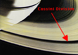 Vista más cercana de la División de Cassini