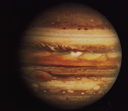 Imagen de Júpiter de la Voyager