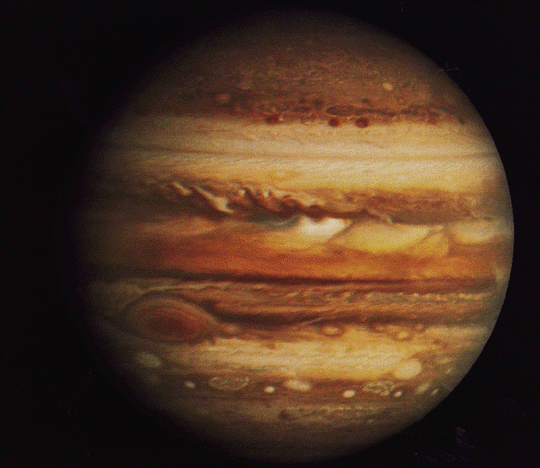 Imagen de J&uacute;piter de la Voyager