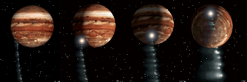 El cometa Shoemaker Levy colisiona con J&uacute;piter