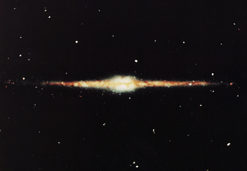 La Vía Láctea en infrarrojo (mapa de todo el cielo de IRAS)